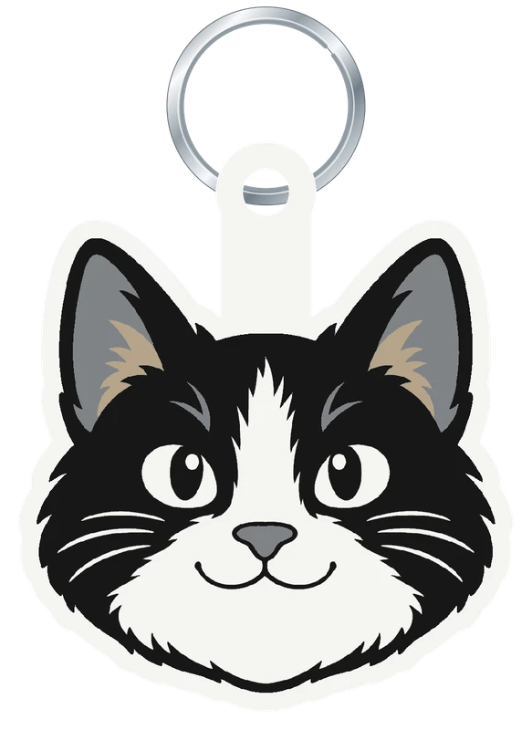 Voorbeeld: een kat als persoonlijke sleutelhanger